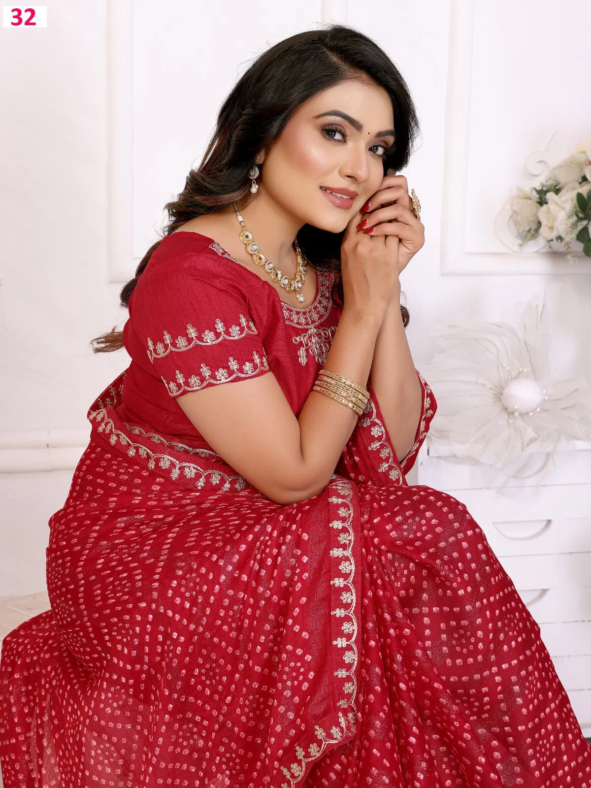 Prima 25 To 32 Chiffon Printed Saree Wholesale Clothing Distributors In India
